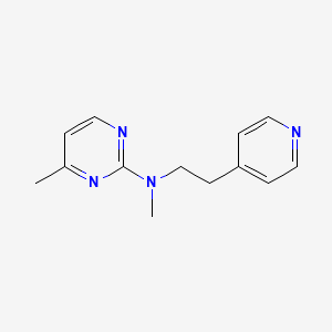 N,4-dimethyl-N-[2-(pyridin-4-yl)ethyl]pyrimidin-2-amine