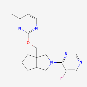 4-(3a-{[(4-Methylpyrimidin-2-yl)oxy]methyl}-octahydrocyclopenta[c]pyrrol-2-yl)-5-fluoropyrimidine