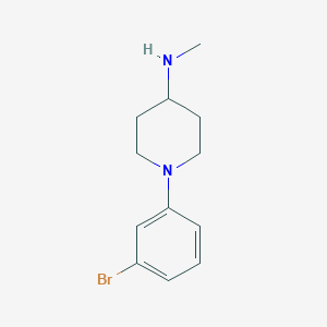 1-(3-Bromophenyl)-N-methylpiperidin-4-amine