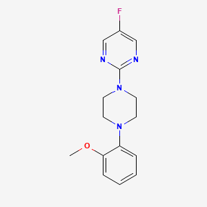 5-Fluoro-2-[4-(2-methoxyphenyl)piperazin-1-yl]pyrimidine