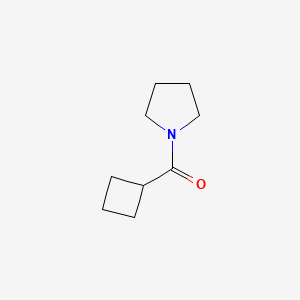 molecular formula C9H15NO B1511581 Cyclobutyl(pyrrolidin-1-yl)methanone 