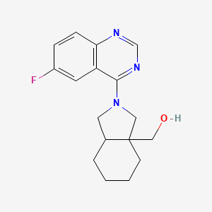 [2-(6-fluoroquinazolin-4-yl)-octahydro-1H-isoindol-3a-yl]methanol