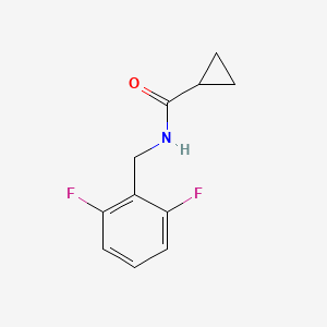 N-[(2,6-difluorophenyl)methyl]cyclopropanecarboxamide