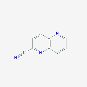 molecular formula C9H5N3 B1511591 1,5-Naphthyridine-2-carbonitrile CAS No. 1142927-36-3