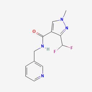 3-(difluoromethyl)-1-methyl-N-[(pyridin-3-yl)methyl]-1H-pyrazole-4-carboxamide