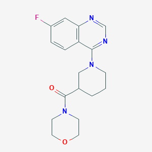 7-Fluoro-4-[3-(morpholine-4-carbonyl)piperidin-1-yl]quinazoline