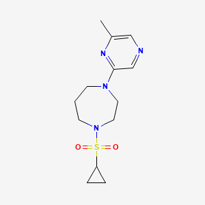 1-(Cyclopropanesulfonyl)-4-(6-methylpyrazin-2-yl)-1,4-diazepane