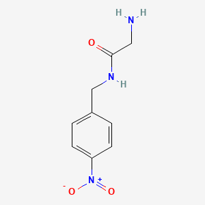 molecular formula C9H11N3O3 B1511606 2-Amino-N-(4-nitro-benzyl)-acetamide CAS No. 772293-48-8