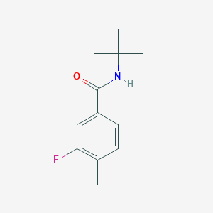 N-tert-butyl-3-fluoro-4-methylbenzamide