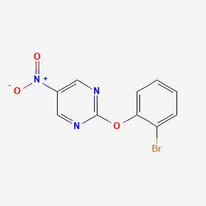 molecular formula C10H6BrN3O3 B1511614 2-(2-Bromophenoxy)-5-nitropyrimidine 