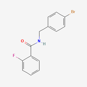 N-(4-Bromobenzyl)-2-fluorobenzamide