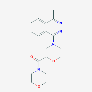 1-Methyl-4-[2-(morpholine-4-carbonyl)morpholin-4-yl]phthalazine