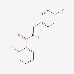 molecular formula C14H11BrClNO B1511629 N-(4-Bromobenzyl)-2-chlorobenzamide 