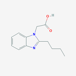 molecular formula C13H16N2O2 B151163 (2-Butyl-benzoimidazol-1-yl)-acetic acid CAS No. 138992-92-4