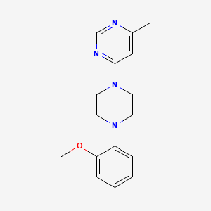 4-[4-(2-Methoxyphenyl)piperazin-1-yl]-6-methylpyrimidine