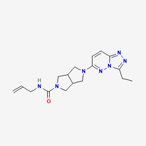 5-{3-ethyl-[1,2,4]triazolo[4,3-b]pyridazin-6-yl}-N-(prop-2-en-1-yl)-octahydropyrrolo[3,4-c]pyrrole-2-carboxamide