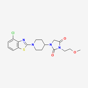 1-[1-(4-Chloro-1,3-benzothiazol-2-yl)piperidin-4-yl]-3-(2-methoxyethyl)imidazolidine-2,4-dione