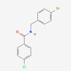 molecular formula C14H11BrClNO B1511644 N-(4-Bromobenzyl)-4-chlorobenzamide 