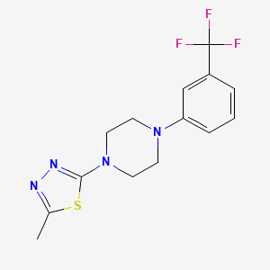 1-(5-Methyl-1,3,4-thiadiazol-2-yl)-4-[3-(trifluoromethyl)phenyl]piperazine