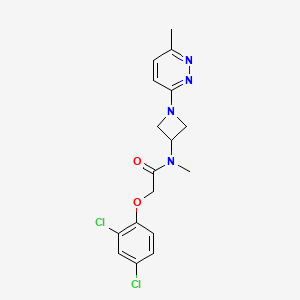 2-(2,4-dichlorophenoxy)-N-methyl-N-[1-(6-methylpyridazin-3-yl)azetidin-3-yl]acetamide