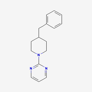 molecular formula C16H19N3 B15116518 2-(4-Benzylpiperidin-1-yl)pyrimidine 