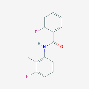 2-fluoro-N-(3-fluoro-2-methylphenyl)benzamide