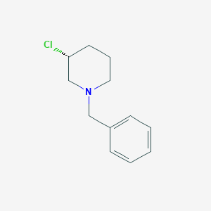 molecular formula C12H16ClN B1511655 (3R)-1-苄基-3-氯哌啶 CAS No. 240132-25-6