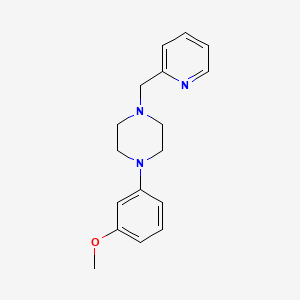 1-(3-Methoxyphenyl)-4-[(pyridin-2-yl)methyl]piperazine