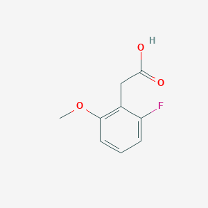 molecular formula C9H9FO3 B151166 2-氟-6-甲氧基苯乙酸 CAS No. 500912-19-6