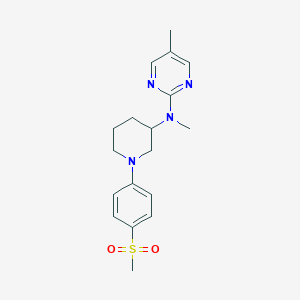 N-[1-(4-methanesulfonylphenyl)piperidin-3-yl]-N,5-dimethylpyrimidin-2-amine