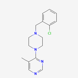 4-{4-[(2-Chlorophenyl)methyl]piperazin-1-yl}-5-methylpyrimidine