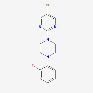 5-Bromo-2-[4-(2-fluorophenyl)piperazin-1-yl]pyrimidine