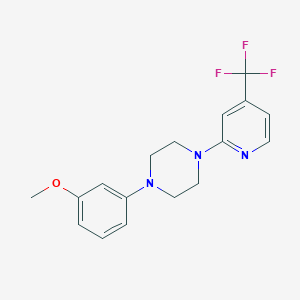 1-(3-Methoxyphenyl)-4-[4-(trifluoromethyl)pyridin-2-yl]piperazine