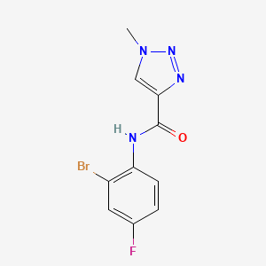 N-(2-bromo-4-fluorophenyl)-1-methyl-1H-1,2,3-triazole-4-carboxamide