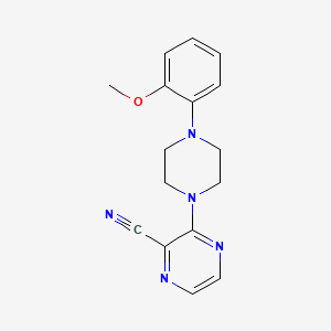 3-[4-(2-Methoxyphenyl)piperazin-1-yl]pyrazine-2-carbonitrile