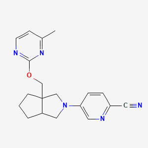 5-(3a-{[(4-Methylpyrimidin-2-yl)oxy]methyl}-octahydrocyclopenta[c]pyrrol-2-yl)pyridine-2-carbonitrile