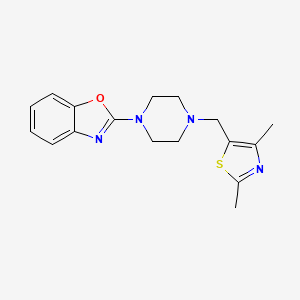 2-{4-[(2,4-Dimethyl-1,3-thiazol-5-yl)methyl]piperazin-1-yl}-1,3-benzoxazole