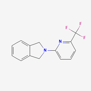 2-[6-(trifluoromethyl)pyridin-2-yl]-2,3-dihydro-1H-isoindole