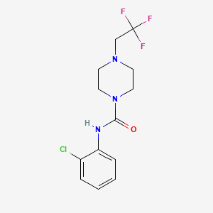 N-(2-chlorophenyl)-4-(2,2,2-trifluoroethyl)piperazine-1-carboxamide