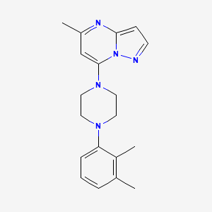 1-(2,3-Dimethylphenyl)-4-{5-methylpyrazolo[1,5-a]pyrimidin-7-yl}piperazine