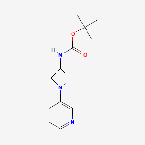 molecular formula C13H19N3O2 B15117052 tert-butyl N-[1-(pyridin-3-yl)azetidin-3-yl]carbamate 