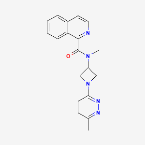 N-methyl-N-[1-(6-methylpyridazin-3-yl)azetidin-3-yl]isoquinoline-1-carboxamide