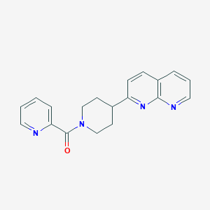 2-[1-(Pyridine-2-carbonyl)piperidin-4-yl]-1,8-naphthyridine