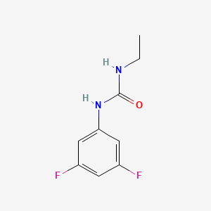 molecular formula C9H10F2N2O B15117298 1-(3,5-Difluorophenyl)-3-ethylurea 