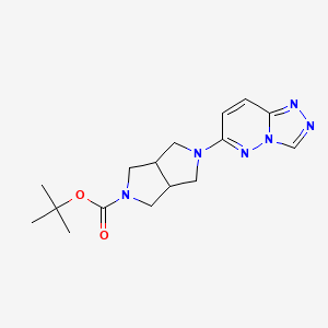 Tert-butyl 5-{[1,2,4]triazolo[4,3-b]pyridazin-6-yl}-octahydropyrrolo[3,4-c]pyrrole-2-carboxylate