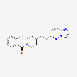 1-(2-Chlorobenzoyl)-4-({imidazo[1,2-b]pyridazin-6-yloxy}methyl)piperidine