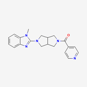 1-methyl-2-[5-(pyridine-4-carbonyl)-octahydropyrrolo[3,4-c]pyrrol-2-yl]-1H-1,3-benzodiazole