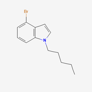 molecular formula C13H16BrN B1511757 4-bromo-1-pentyl-1H-indole 