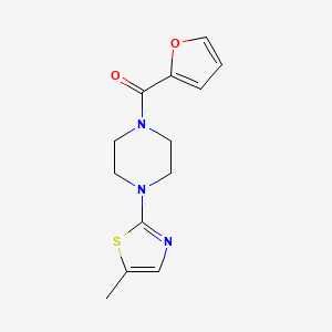 1-(Furan-2-carbonyl)-4-(5-methyl-1,3-thiazol-2-yl)piperazine