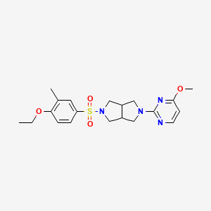 2-[5-(4-Ethoxy-3-methylbenzenesulfonyl)-octahydropyrrolo[3,4-c]pyrrol-2-yl]-4-methoxypyrimidine